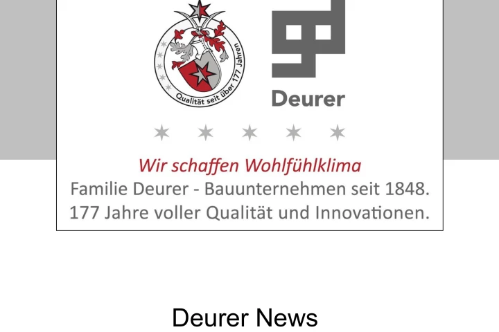 Deurer News Ausgabe Juli 2025
